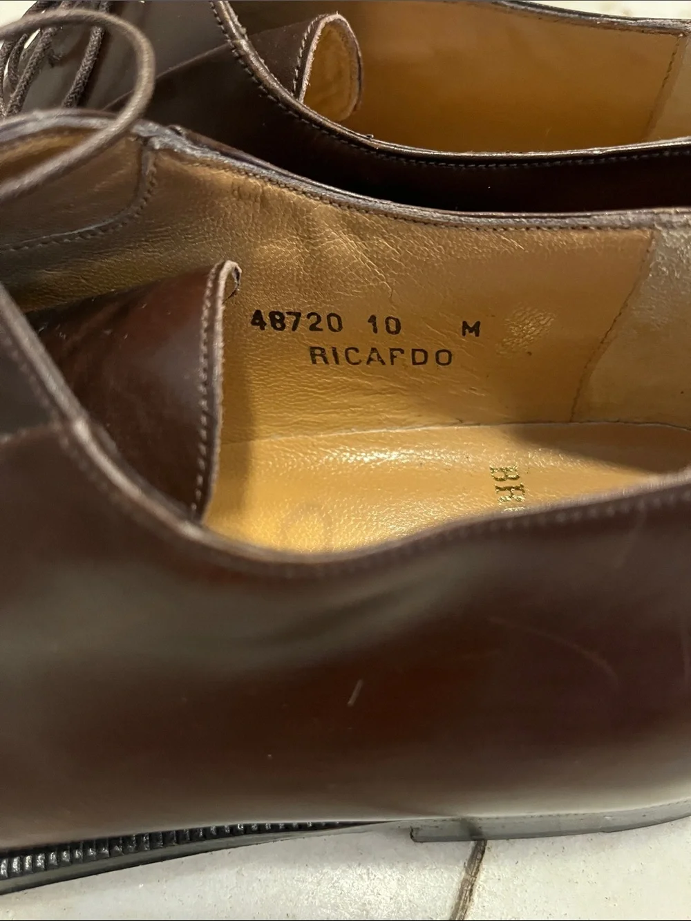 Men’s Bruno Magli Brown Leather Shoes